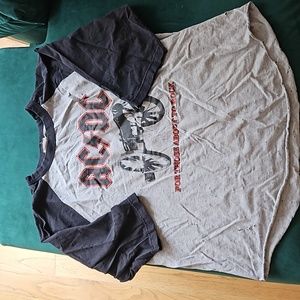 FURST OF A KIND WOMANS BASEBALL TEE AC/DC